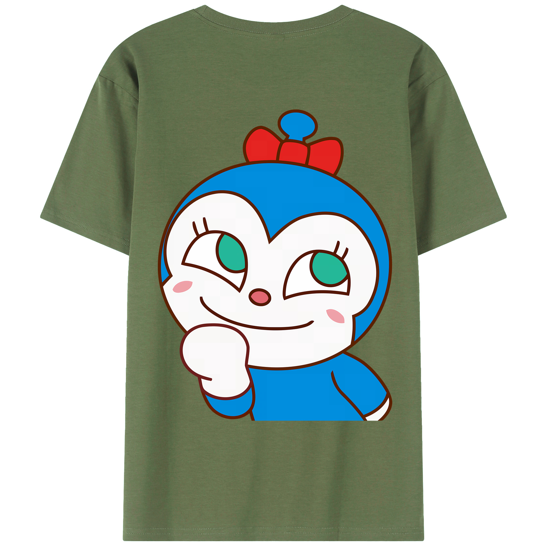 （画像用） アンパンマン Anpanman 綿100％ メンズ半袖Tシャツ（バックプリント） 通気性